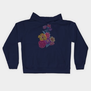 Dotty Flowers Kids Hoodie